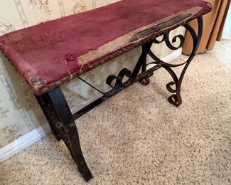 Cast Iron antique stool bench