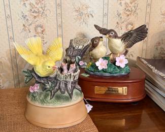 Musical Bird Figurines