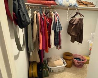 Master Closet, Coats & Dresses, Blankets