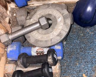 Weights, dumbbells