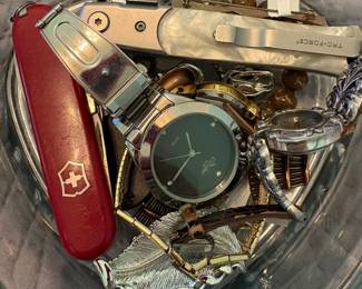 Misc Knives, watches, jewelry