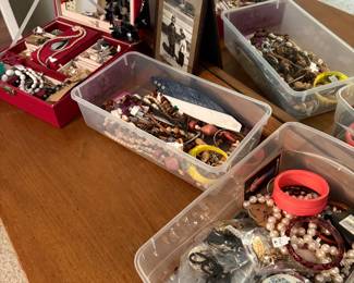 Necklaces, earrings, bracelets