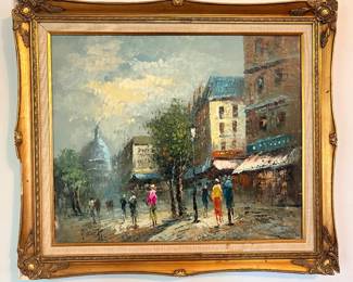 Caroline Burnett oil Painting