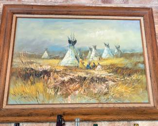 J Paris Painting Native American