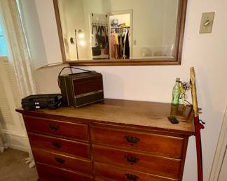 Dresser and mirror