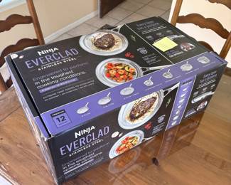 Ninja Everclad Stainless Steel Pots and Pans New Set