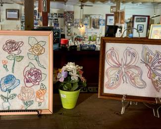 FRAMED EMBROIDERY