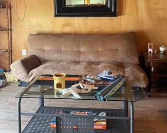 COFFEE TABLE, FUTON