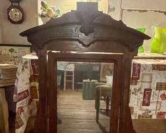 ANTIQUE ART DECO MIRROR