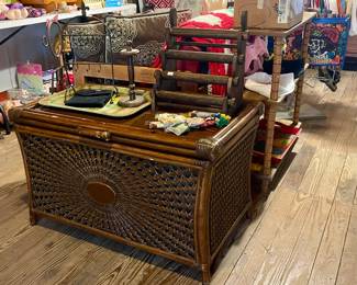 MCM BAMBOO CHEST