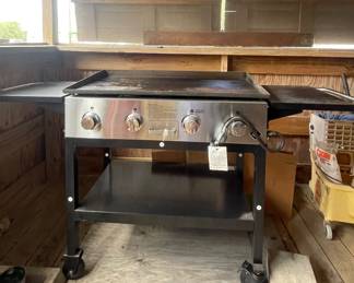 ROLLING GAS GRIDDLE