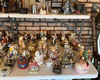 Snow Globes, Music Boxes, & Dolls