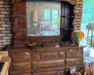 Vintage Dresser with Mirror