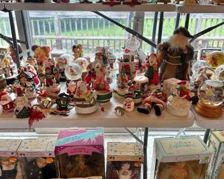 Snow Globes, Dolls, Music Boxes