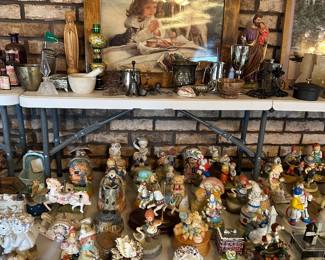 Snow Globes, Music Boxes, & Dolls
