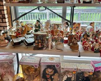 Snow Globes, Dolls, Music Boxes