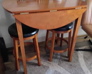 High top table with stools