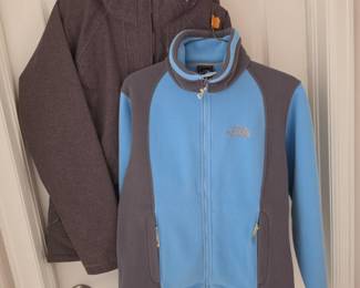 Lot #219 - The North Face Women's Size Small Insulated Jacket and Fleece Zip-Up with Plush Lining