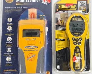 Lot #133 - Zircon OneStep MultiScanner i500 Wall Scanner & Strait-Line Sonic Laser Tape 50ft Digital Measuring Tools