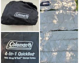 Lot #56 - Lot of FOUR Coleman 4-In-1 QuickBed Inflatable Airbeds with Wrap'N'Roll Storage System