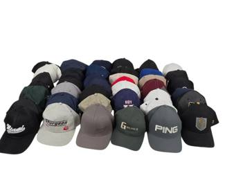 Lot #120 - Assorted Branded Baseball Caps Lot Featuring Colorado Avalanche, Titleist, Nike, PING, Greiner, Mizuno & More