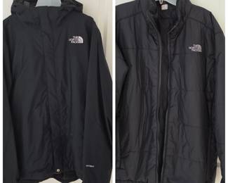 Lot #231 - The North Face Men's XL Insulated Jacket & Waterproof HyVent Jacket w/ Removable Fleece Liner