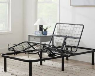 Lot #174 - 100 Series Twin XL Adjustable Bed Base - Heavy Duty Steel Frame with Independent Head and Foot Incline