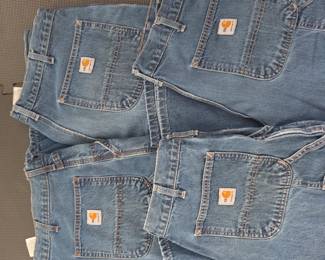 Lot #92 - Carhartt FR13 DNM Original Fit 100% Cotton Flame Resistant Denim Jeans Men's 34x32