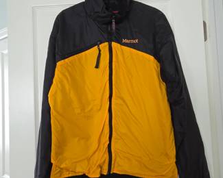 Lot #81 - Marmot Women's Small Yellow and Black Lightweight Outdoor Jacket with Ventilation Mesh