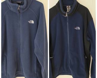 Lot #226 - The North Face Mens Large Full Zip Fleece Jackets Outdoor Thermal Warmth