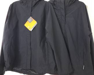 Lot #112 - Lot of 2 Champion VentureDry XXL Packable Shell Jackets Black Outer Layer Weather Protection