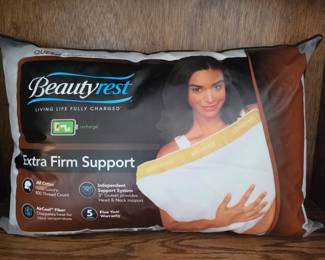 Lot #32 - Beautyrest Extra Firm Support Pillow with All Cotton Cover and AiCool Fiber