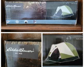 Lot #53 - Eddie Bauer Family Dome Tent 4-5 Person Outdoor Camping Shelter New in Box