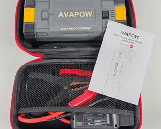 Lot #164 - AVAPOW Portable Car Jump Starter Model A58 4000A Peak Current with Carry Case