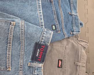 Lot #90 - Tommy, Key and Dickies Brand Vintage Denim Jeans Lot - Classic Casual Wear - Men's 34/32