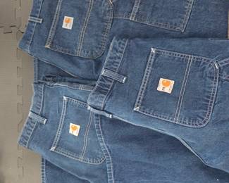 Lot #93 - Carhartt FR Denim Work Pants NFPA 2112 Certified Flame Resistant Cotton Canvas Men's 34x32
