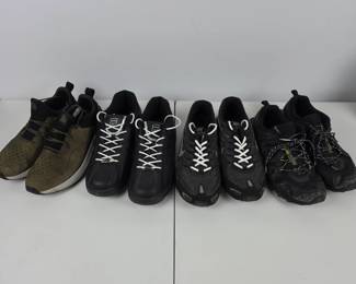 Lot #115 - The North Face, FILA, Nike, Reebok Mixed Athletic Shoe Lot - Durable, Comfortable Footwear - Men's Size 11.5