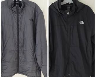 Lot #229 - The North Face Men's XL Lightweight Insulated Jacket & Waterproof Hooded Jacket Set