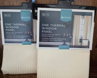 Lot #37 - Target Home Two Thermal Window Panels with Insulating Backing for Energy Saving