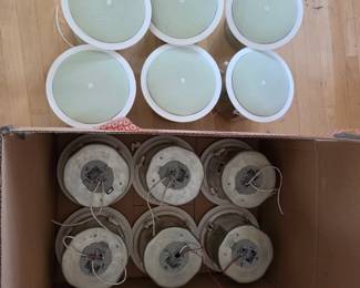 Lot #209 - Lot of 12 JBL Professional Model Control 26CT Ceiling Loudspeaker 15CM Signaling Speakers