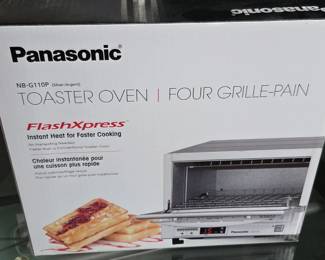 Lot #193 - Panasonic NB-G110P FlashXpress Toaster Oven with 6 Preset Cooking Modes