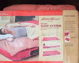 Lot #41 - Eddie Bauer Queen Sleep System Comfort Shell Top For Air Mattress, Soft Polyester Cover