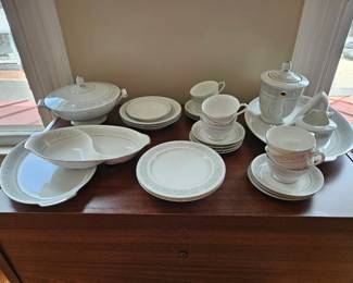 Platinum Tiara Sango Tea Set and Serving Pieces