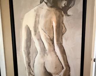 Framed canvas print entitled "The Dance" by artist Liz Jardine