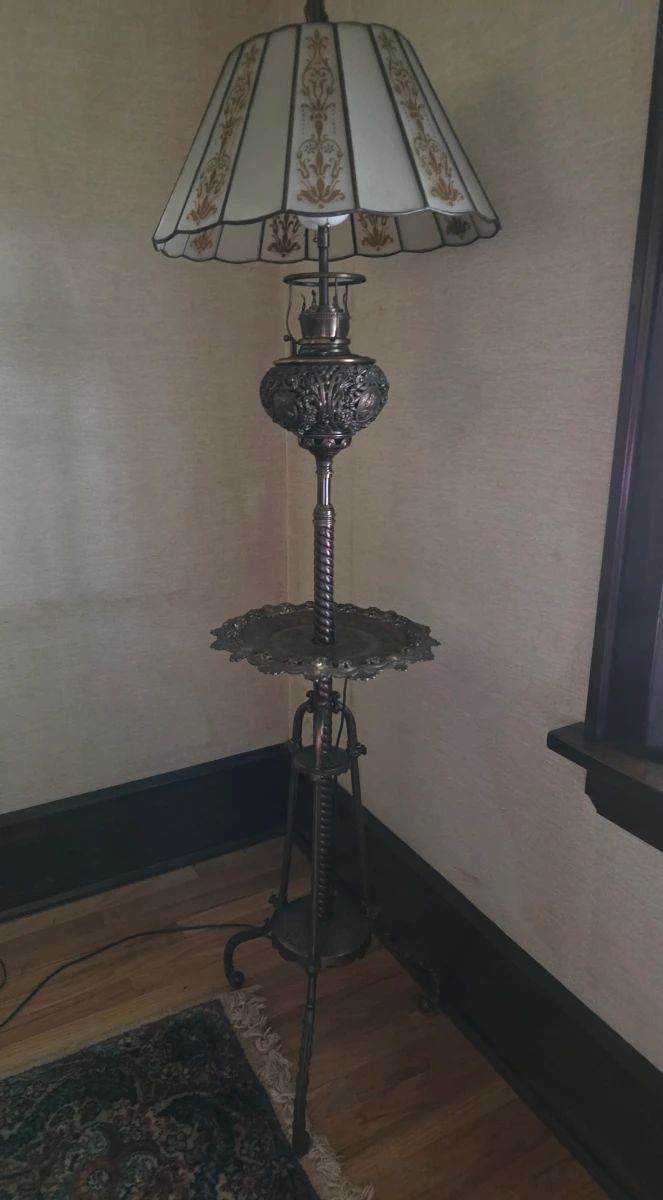 Bradley and Hubbard banquet floor lamp