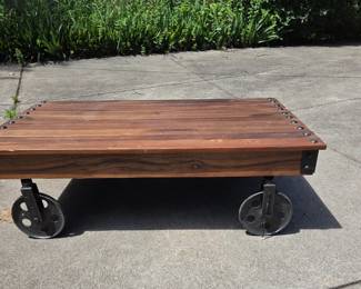 Contemporary railroad cart