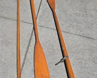 Vintage oars