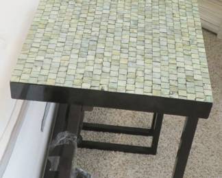 Mosaic top "C" tables