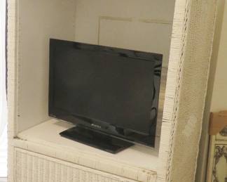 Retired IKEA lantern, Sansui TV monitor