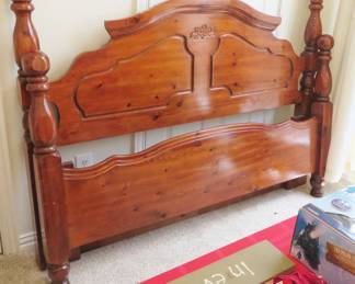 Queen headboard and footboard